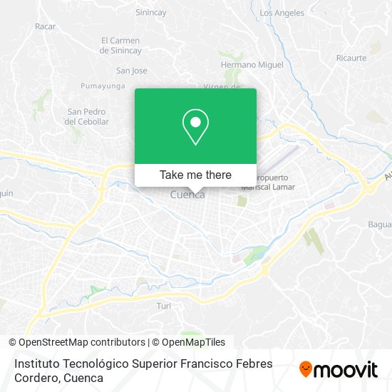 Instituto Tecnológico Superior Francisco Febres Cordero map