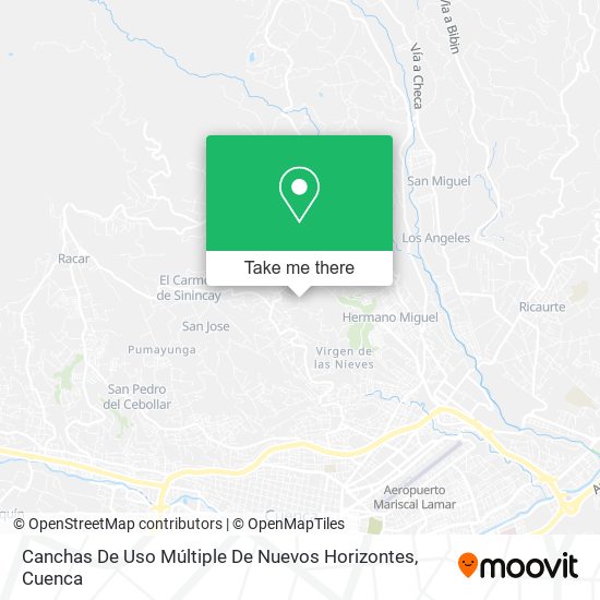 Canchas De Uso Múltiple De Nuevos Horizontes map