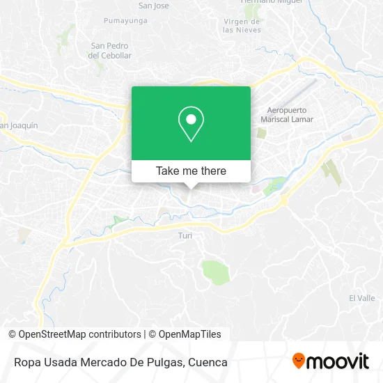 Ropa Usada Mercado De Pulgas map