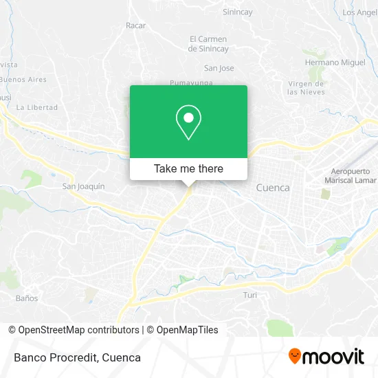 Banco Procredit map