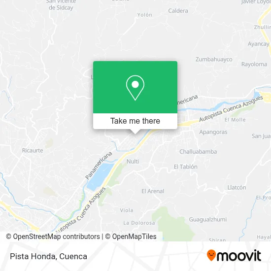 Pista Honda map