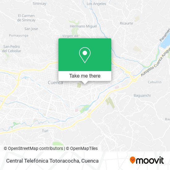 Central Telefónica Totoracocha map