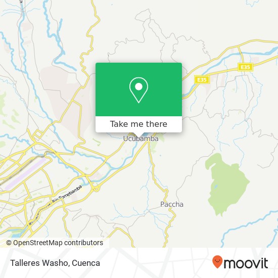 Talleres Washo map
