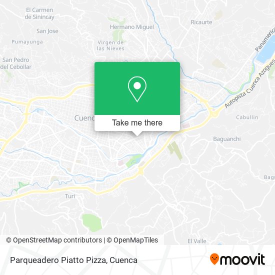 Parqueadero Piatto Pizza map