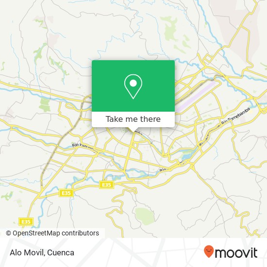 Alo Movil map