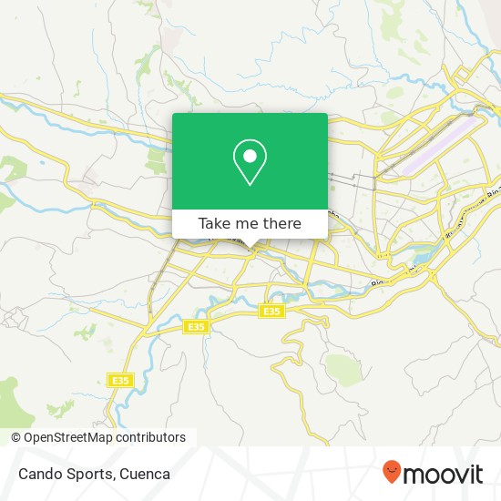 Cando Sports map