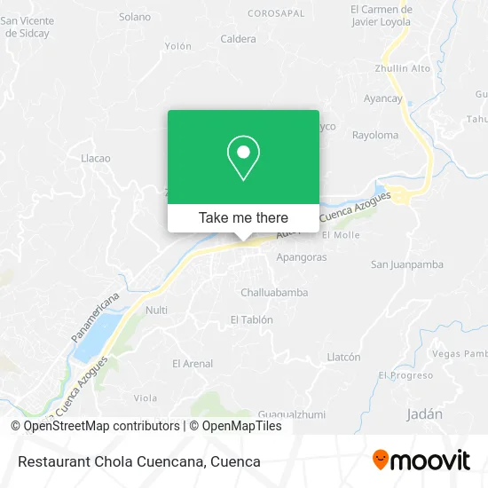 Restaurant Chola Cuencana map
