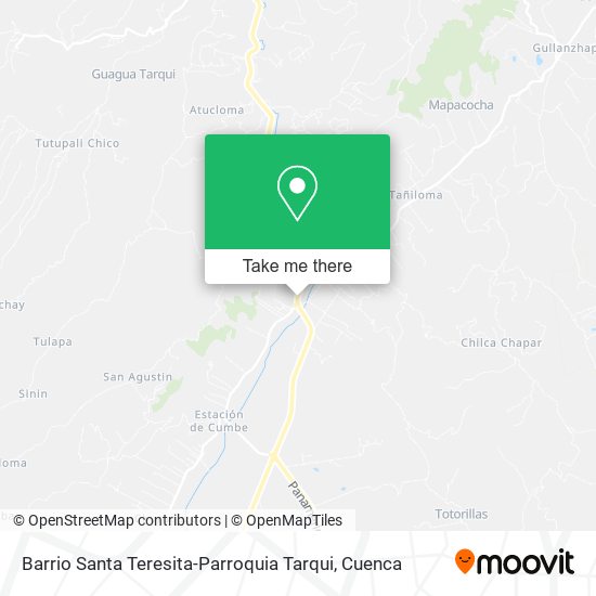 Barrio Santa Teresita-Parroquia Tarqui map