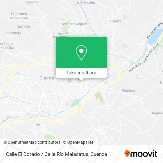 Calle El Dorado / Calle Río Malacatus map