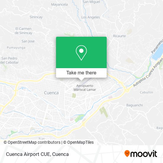 Cuenca Airport CUE map