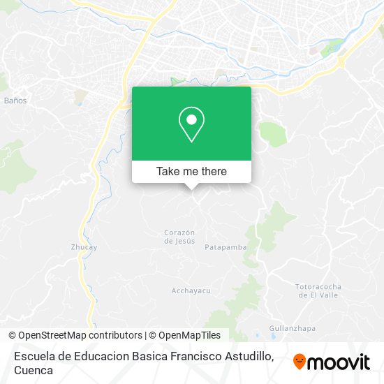 Mapa de Escuela de Educacion Basica Francisco Astudillo