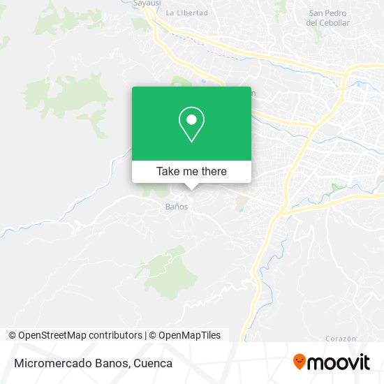 Micromercado Banos map