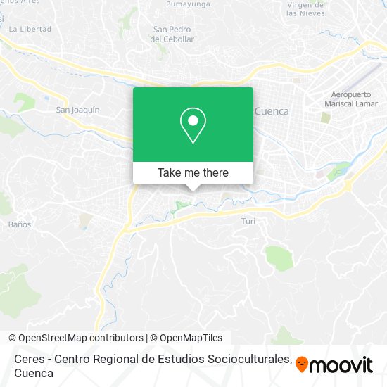 Ceres - Centro Regional de Estudios Socioculturales map