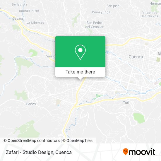 Zafari - Studio Design map