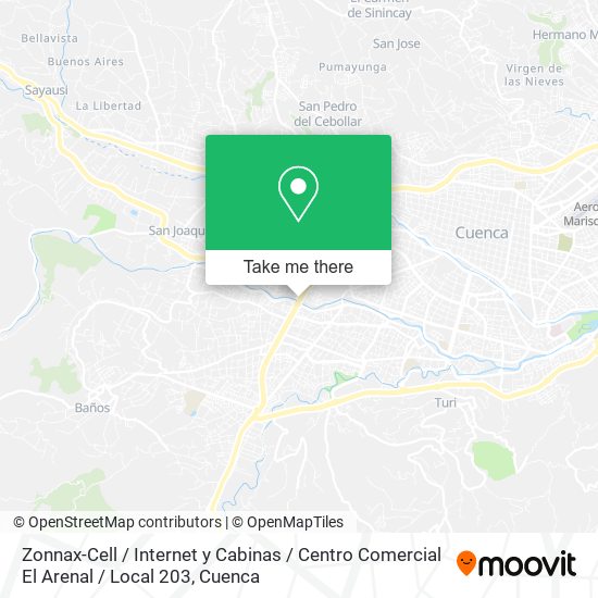 Zonnax-Cell / Internet y Cabinas / Centro Comercial El Arenal / Local 203 map