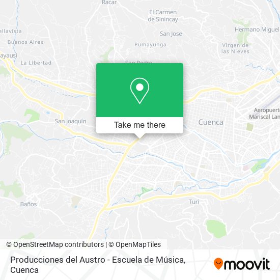 Producciones del Austro - Escuela de Música map