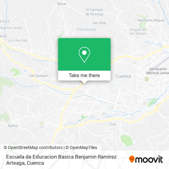 Escuela de Educacion Basica Benjamin Ramírez Arteaga map