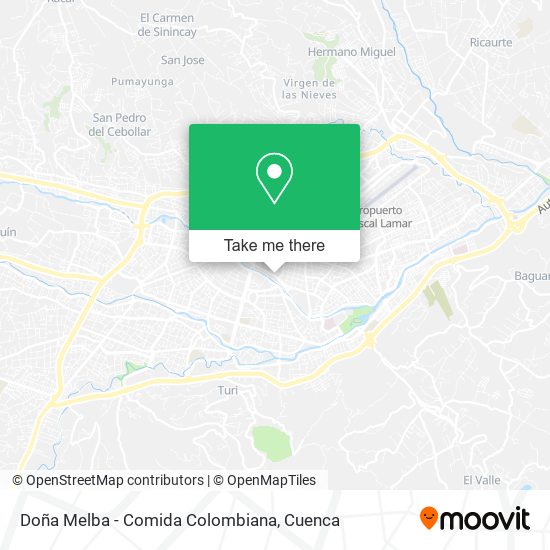 Doña Melba - Comida Colombiana map