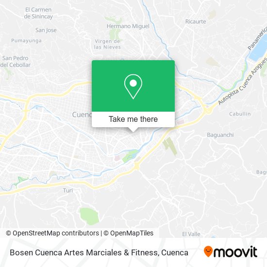 Bosen Cuenca Artes Marciales & Fitness map