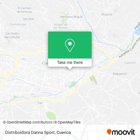 Distribuidora Danna Sport map