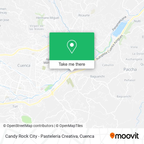 Candy Rock City - Pastelería Creativa map