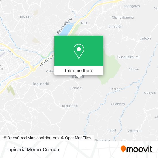 Tapiceria Moran map
