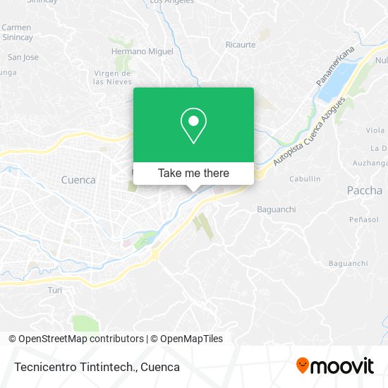 Tecnicentro Tintintech. map