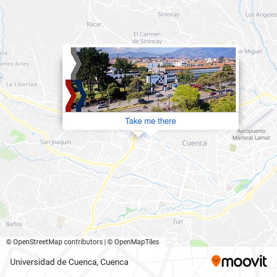 Universidad de Cuenca map