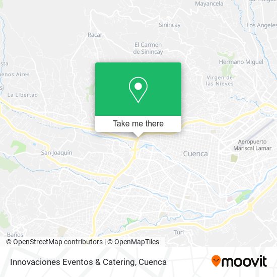 Innovaciones Eventos & Catering map