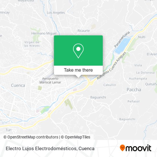 Electro Lujos Electrodomésticos map