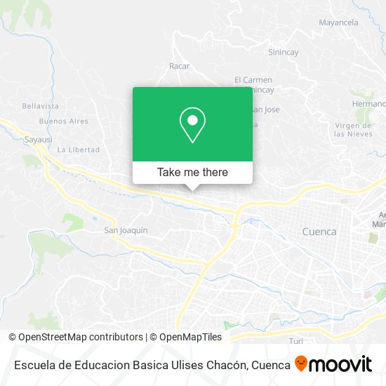 Mapa de Escuela de Educacion Basica Ulises Chacón