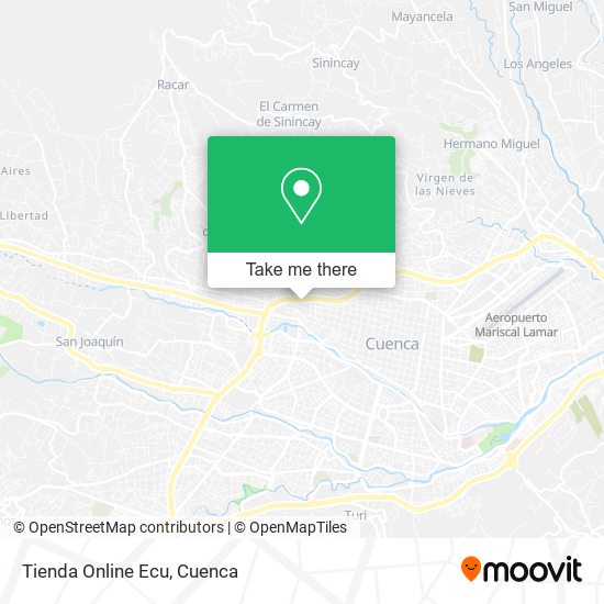 Tienda Online Ecu map