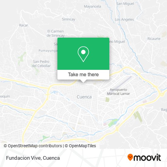Fundacion Vive map