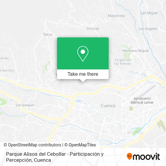 Parque Alisos del Cebollar - Participación y Percepción map