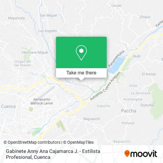 Gabinete Anny Ana Cajamarca J. - Estilista Profesional map