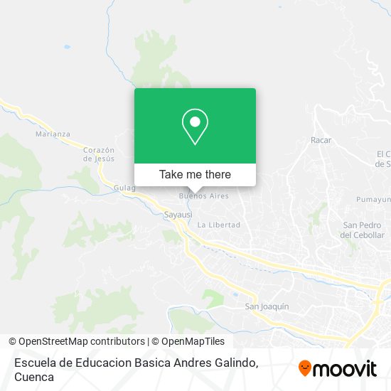 Mapa de Escuela de Educacion Basica Andres Galindo