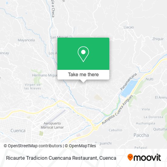 Ricaurte Tradicion Cuencana Restaurant map