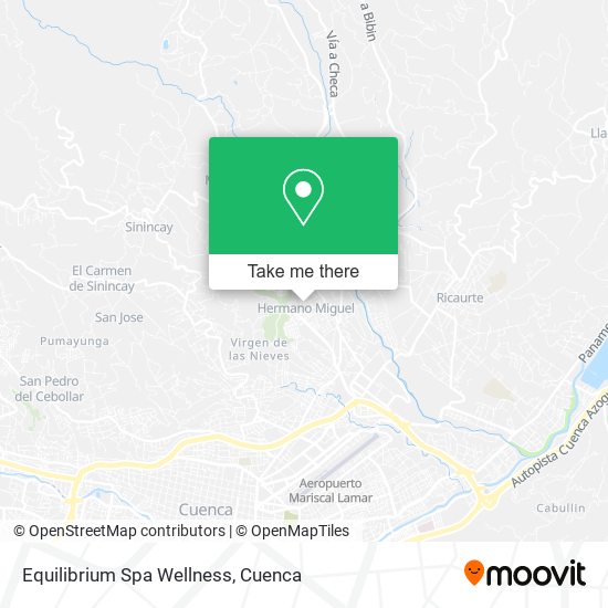 Equilibrium Spa Wellness map