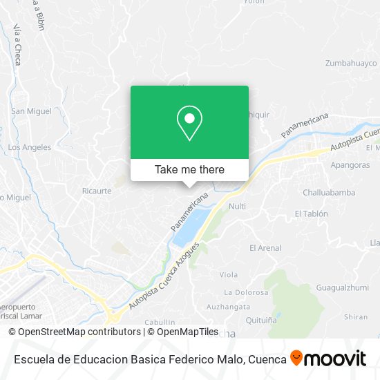 Escuela de Educacion Basica Federico Malo map