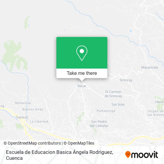 Escuela de Educacion Basica Ángela Rodriguez map
