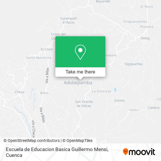 Escuela de Educacion Basica Guillermo Mensi map