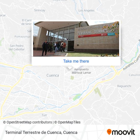 Terminal Terrestre de Cuenca map