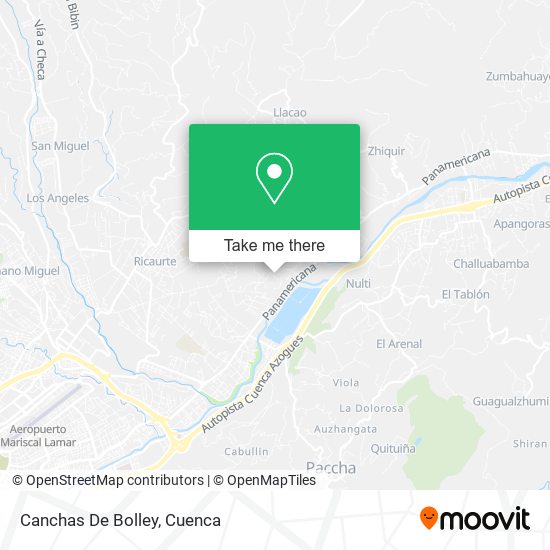 Canchas De Bolley map