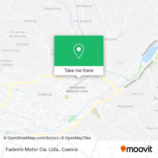 Fadem's Motor Cía. Ltda. map