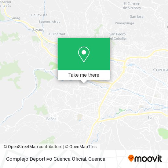 Complejo Deportivo Cuenca Oficial map