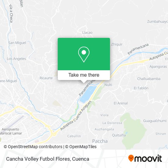 Cancha Volley Futbol Flores map