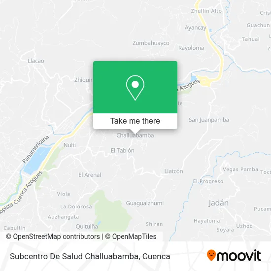 Subcentro De Salud Challuabamba map
