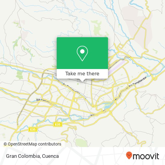 Gran Colombia map