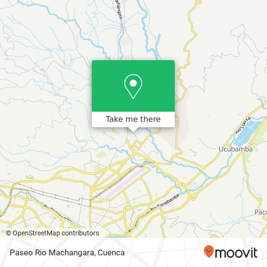 Paseo Rio Machangara map