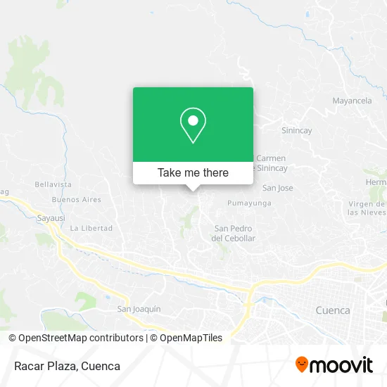 Racar Plaza map